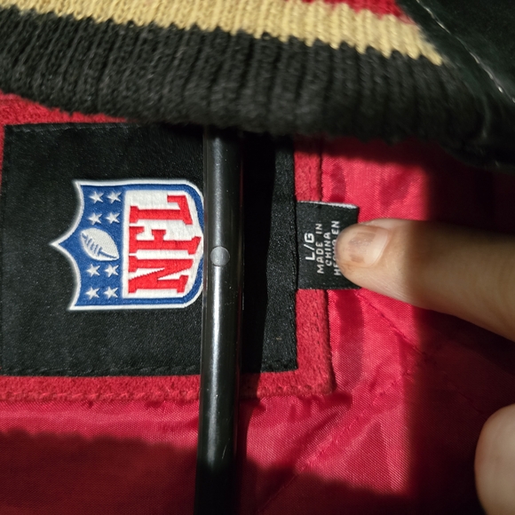 NFL Red and Black Jacket - Picture 2 of 3